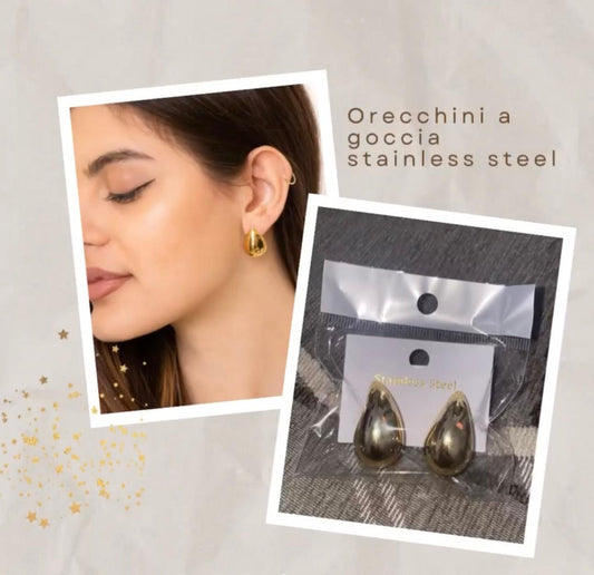 Orecchini a goccia Stainless Steel